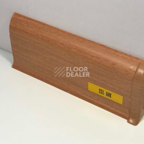 Плинтус Ideal Comfort 55mm Бук 231 фото 2 | FLOORDEALER